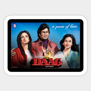 Rajesh-sharmila-rakhee-Daag Sticker